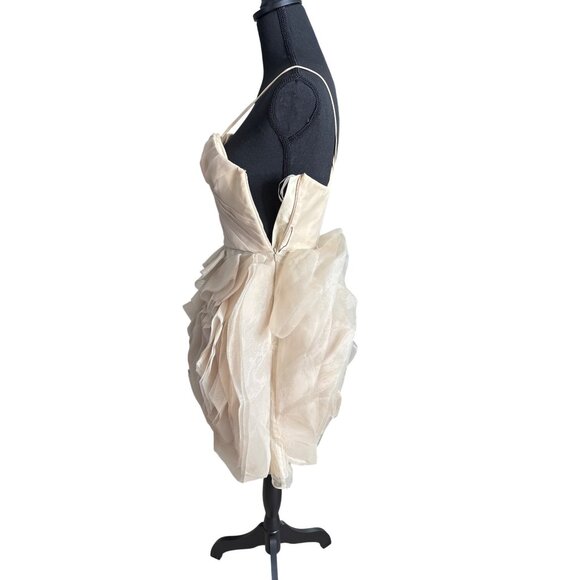 Elegant Cream Wedding Dress - Picture 4 of 10